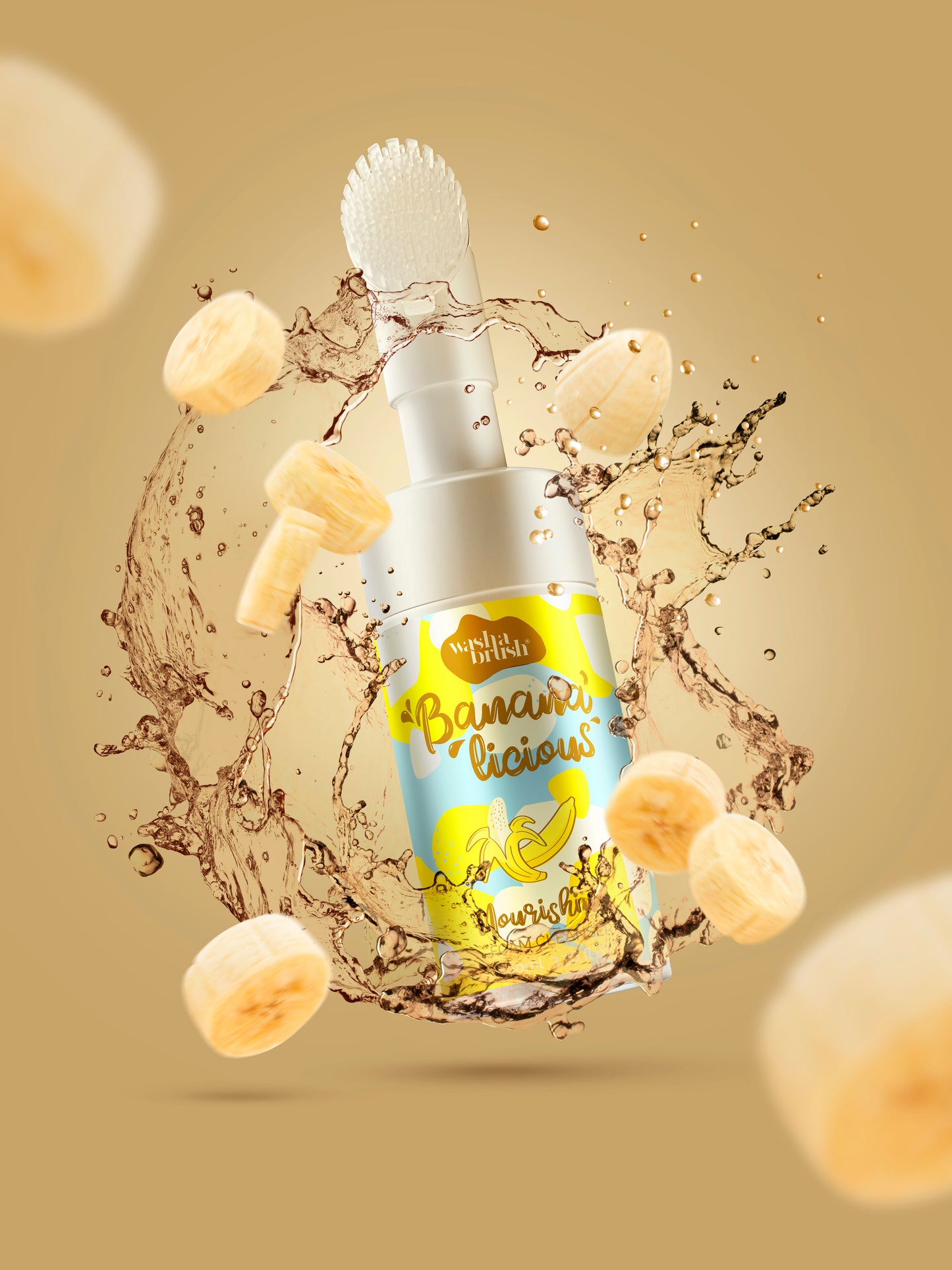 WASHABRUSH FOAM CLEANSER - BANANA