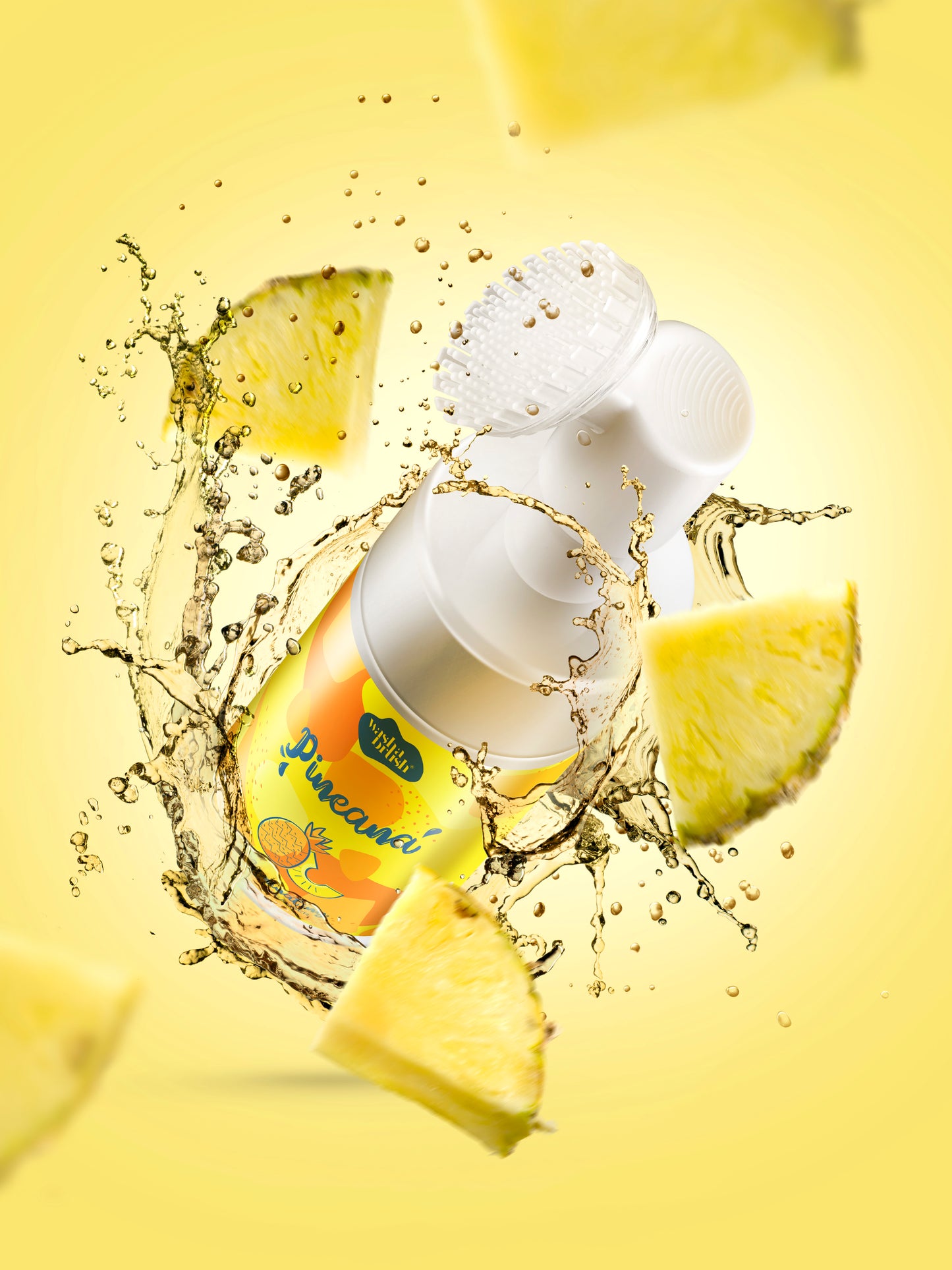 WASHABRUSH FOAM CLEANSER - PINEAPPLE