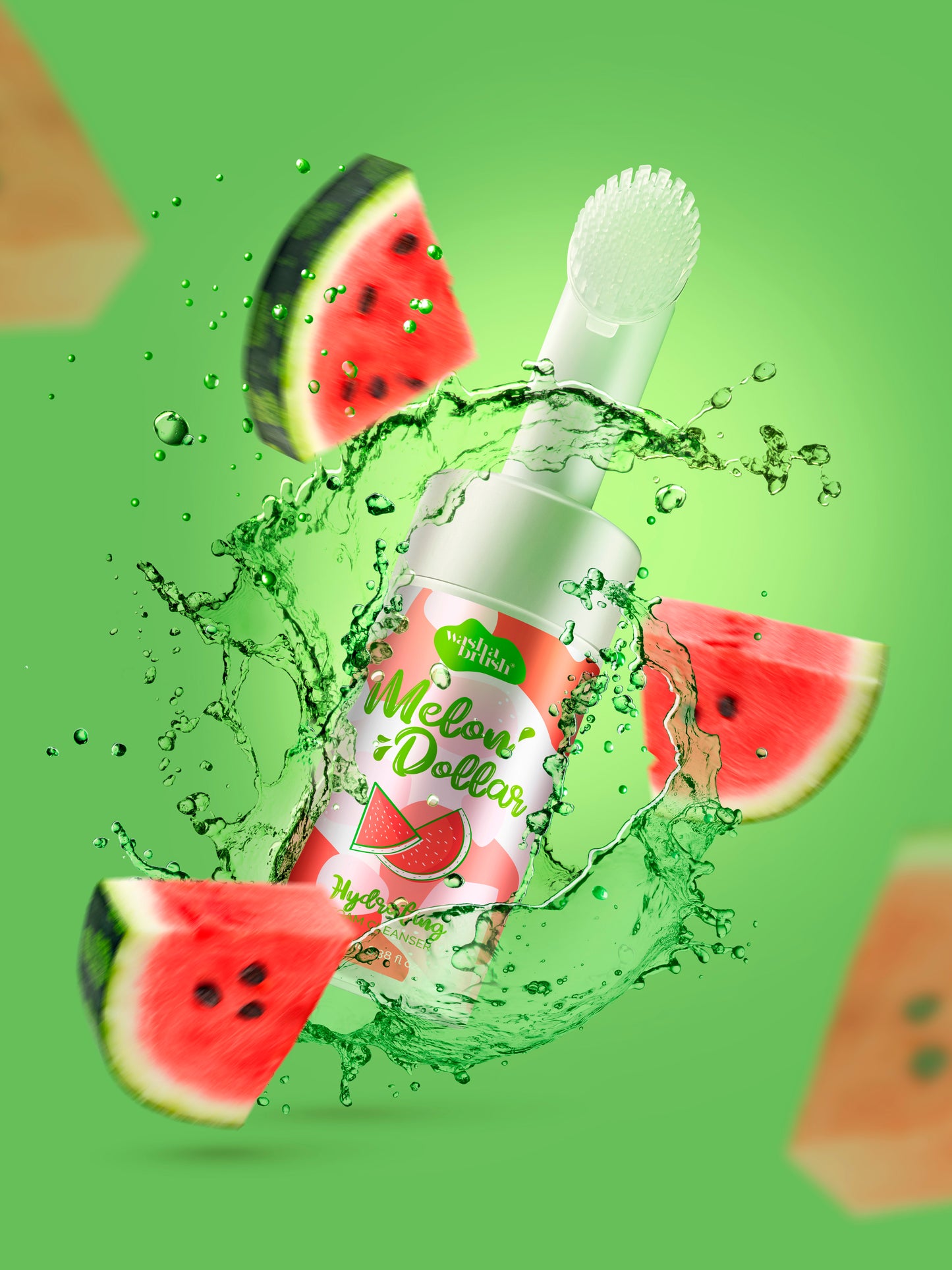 WASHABRUSH FOAM CLEANSER - WATERMELON