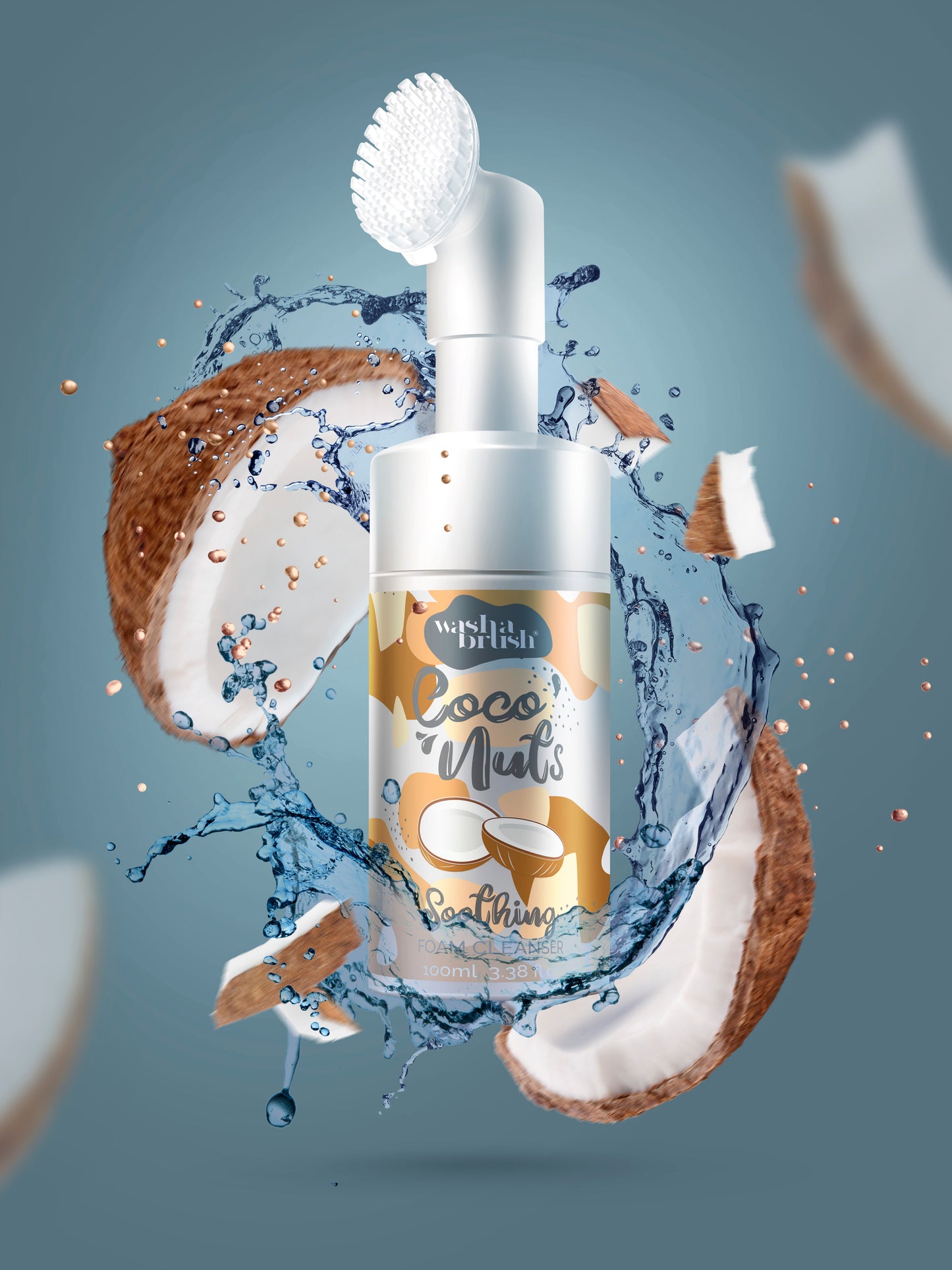 WASHABRUSH FOAM CLEANSER - COCONUT