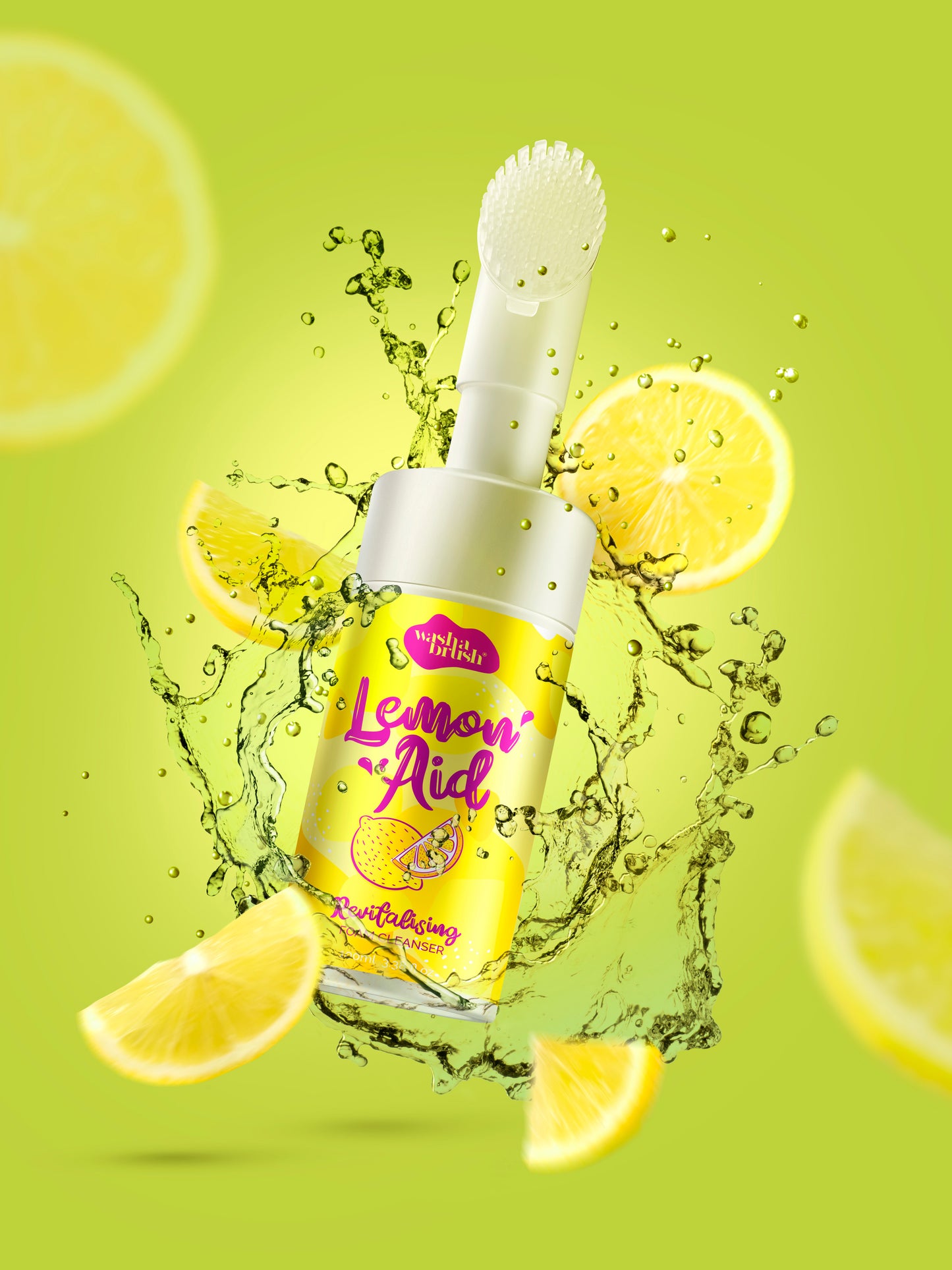 WASHABRUSH FOAM CLEANSER - LEMON